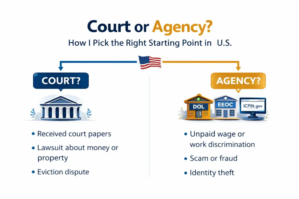 Court or agency legal advice basics