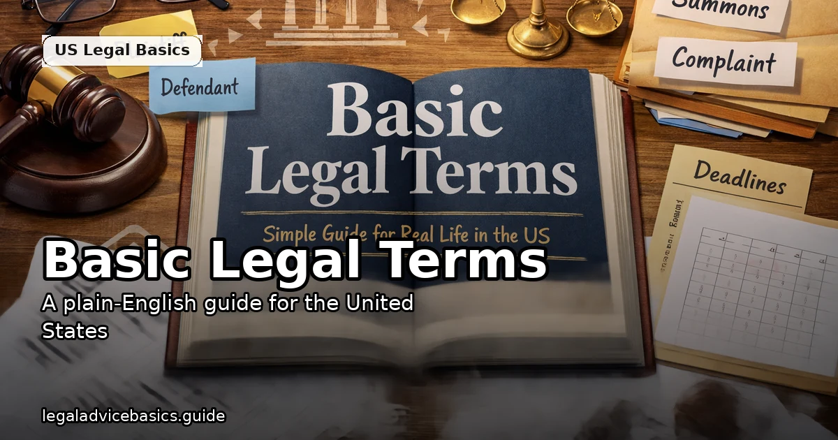basic legal terms